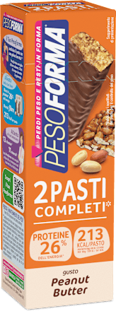 Barrette 2 pasti completi Peanut Butter PESOFORMA