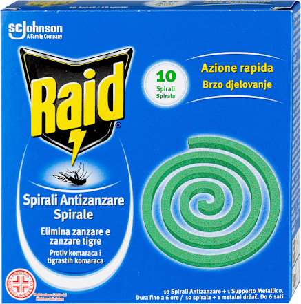 Spirale protiv komaraca Raid
