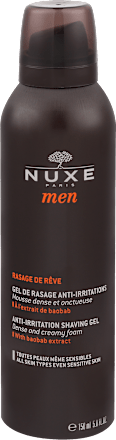 men gel za brijanje protiv iritacija kože NUXE