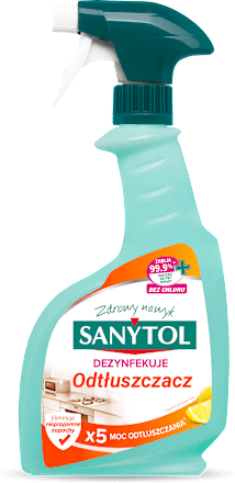 Środek czyszczący dezynfekujący do kuchni, spray SANYTOL