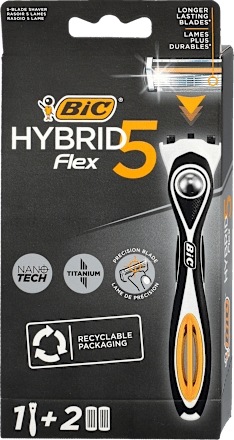 Flex5 Hybrid brijač drška + 2 dopune BIC
