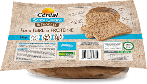 Pane integrale fibre e proteine Céréal Senza Glutine