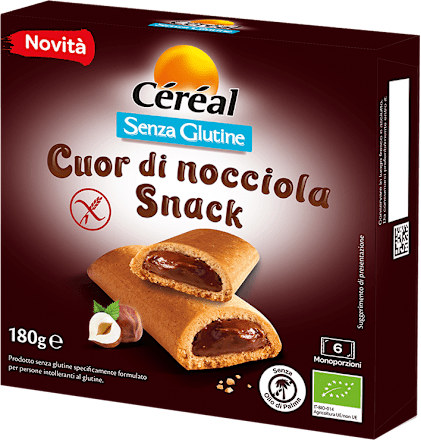 Snack cuor di nocciola Céréal Senza Glutine