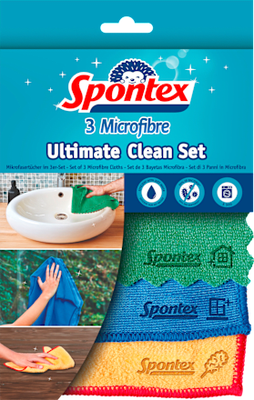 Mikrofasertücher-Set Ultimate Clean  Spontex