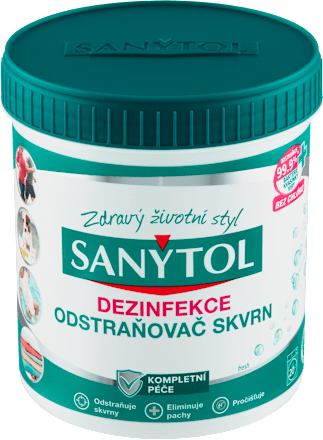 Dezinfekčný prostriedok na odstraňovanie škvŕn SANYTOL