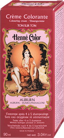 Kremna barvna kana v temnem mahagoni odtenku Henné Color