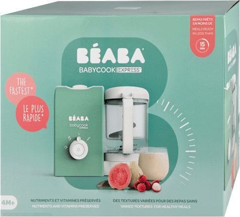 BABYCOOK EXPRESS aparat za pripremu hrane - zeleni, od 4+ meseci BÉABA
