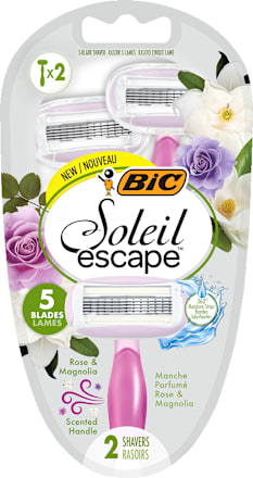 Soleil escape ženski brijači - Rose & Magnolia BIC