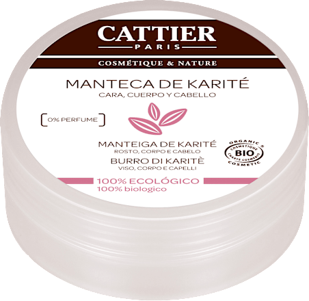Burro di karité viso corpo e capelli CATTIER