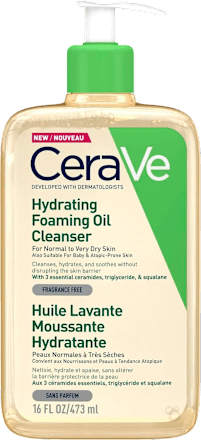 hydratační pěnicí čisticí olej CeraVe