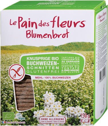 BIO hrustljavi ajdovi krekerji  Le Pain des fleurs