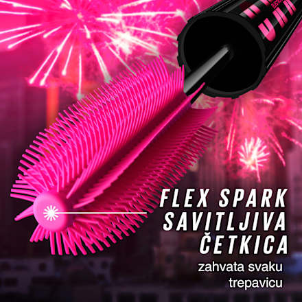 LASH SENSATIONAL FIREWORK ELECTROBLACK maskara MAYBELLINE NEW YORK
