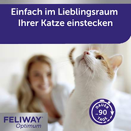 Nachfüllpack für Pheromonverdampfer "Optimum" für Katzen (3 Stück) Feliway