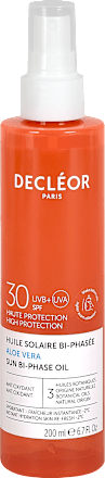 Sonnenöl Aloe Vera Sun Bi-Phase Oil LSF 30 Decleor