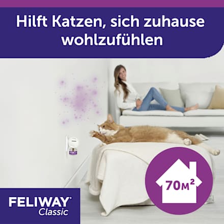 Pheromonverdampfer "Classic"  Starterset für Katzen Feliway