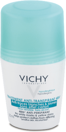 Dámsky guľôčkový anti-transpirant No White Effect  Vichy