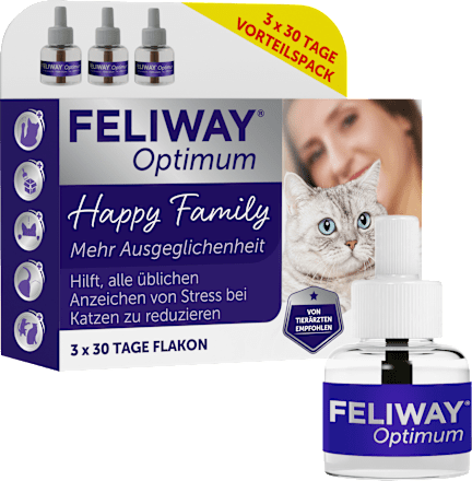 Nachfüllpack für Pheromonverdampfer "Optimum" für Katzen (3 Stück) Feliway