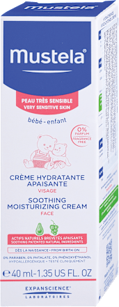 Pomirjajoča hidratantna krema za obraz Mustela