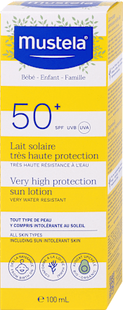 Krema za zaštitu od sunca za djecu s vrlo visokom zaštitom SPF 50+ Mustela