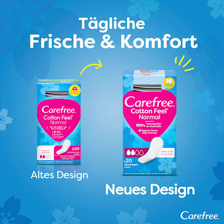 Slipeinlagen Cotton Feel Normal Carefree