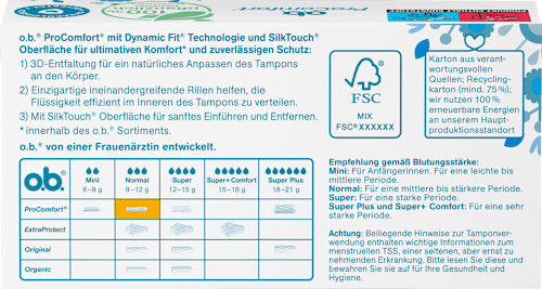 Tampons Pro Comfort Normal o.b.