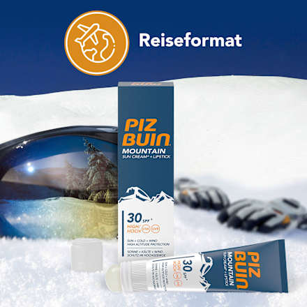 Sonnencreme + Lippenpflege Kombi Mountain LSF 30 PIZ BUIN