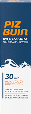 Sonnencreme + Lippenpflege Kombi Mountain LSF 30 PIZ BUIN