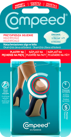 náplast na puchýře na paty Compeed