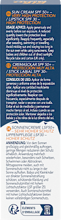 Kombi-Sonnenschutz Creme+Stift Mountain LSF50 PIZ BUIN