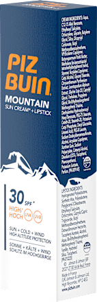 Kombi-Sonnenschutz Creme+Stift Mountain LSF 30  PIZ BUIN