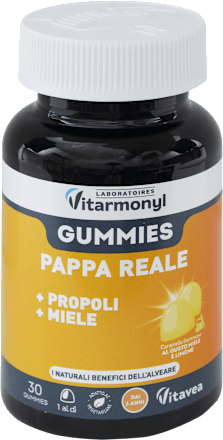 Gummies con pappa reale, miele e propoli Vitarmonyl
