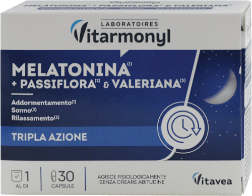 Melatonina + Passiflora & Valeriana Vitarmonyl