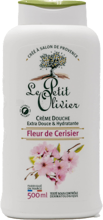 Gel de duș cu flori de cireș Le Petit Olivier