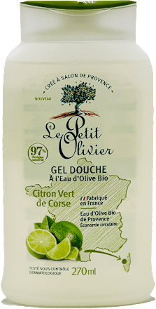 Gel de duș cu lime Le Petit Olivier