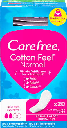 Slipeinlagen Cotton Feel Normal Carefree