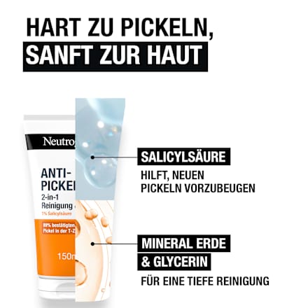 Anti Pickel Gesichtsmaske 2in1 Neutrogena