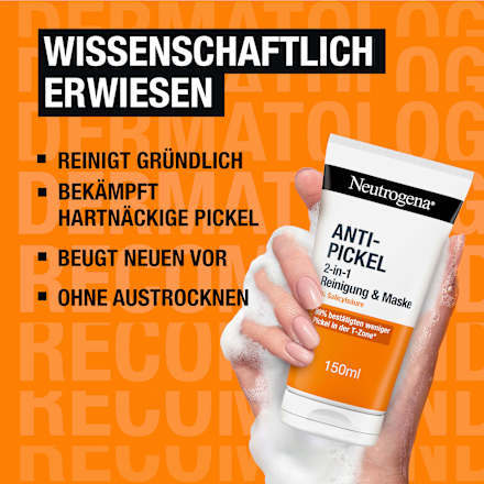 Anti Pickel Gesichtsmaske 2in1 Neutrogena