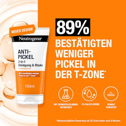 Anti Pickel Gesichtsmaske 2in1 Neutrogena