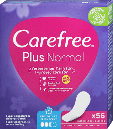 Slipeinlagen Plus Original mit Frischeduft Carefree