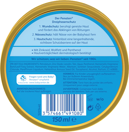 Baby Pflegecreme Penaten