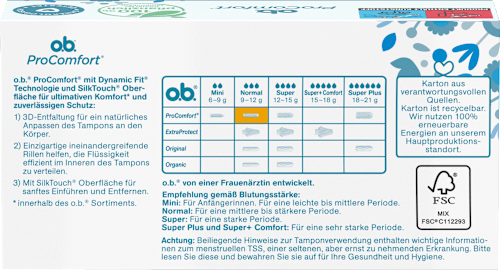 Tampons ProComfort Normal o.b.