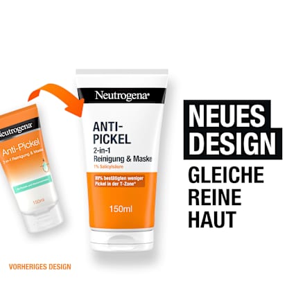 Anti Pickel Gesichtsmaske 2in1 Neutrogena