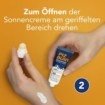 Sonnencreme + Lippenpflege Kombi Mountain LSF 50 PIZ BUIN