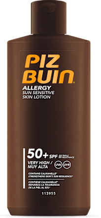 Слънцезащитен лосион Allergy SPF 50+ PIZ BUIN