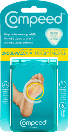 Plastry na zrogowacenia, średnie Compeed