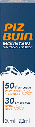 Kombi-Sonnenschutz Creme+Stift Mountain LSF50 PIZ BUIN
