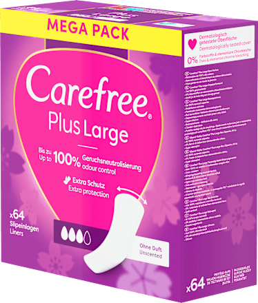 Slipeinlagen Plus Large Megapack Carefree