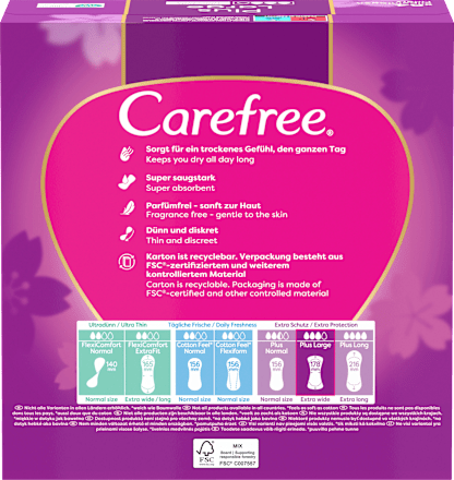 Slipeinlagen Plus Large Megapack Carefree