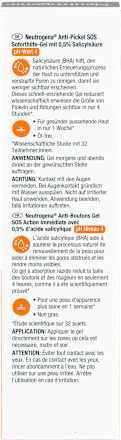 Anti Pickel Gel SOS Soforthilfe  Neutrogena