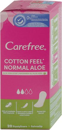 COTTON FEEL* NORMAL ALOE - dnevni ulošci Carefree